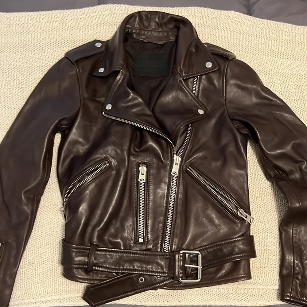 All Saints Leather Jacket - Picture 2 of 3